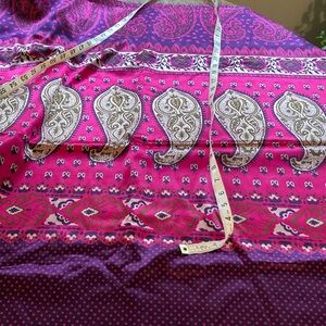 2 yd vibrant silky fabric